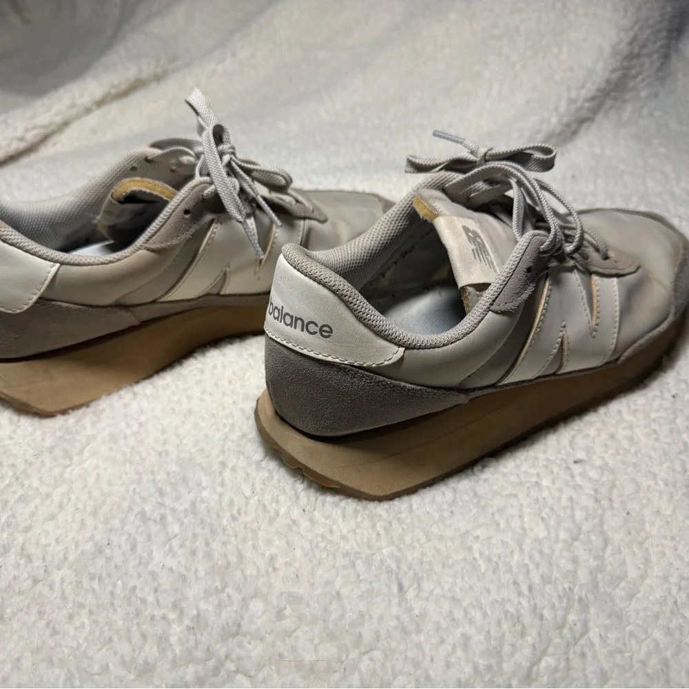 New Balance Suede and Mesh Gray Sneakers - Picture 3 of 10